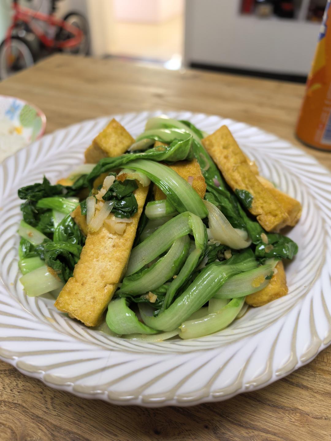 青菜炒豆腐