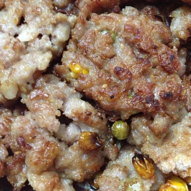 家庭煎肉饼
