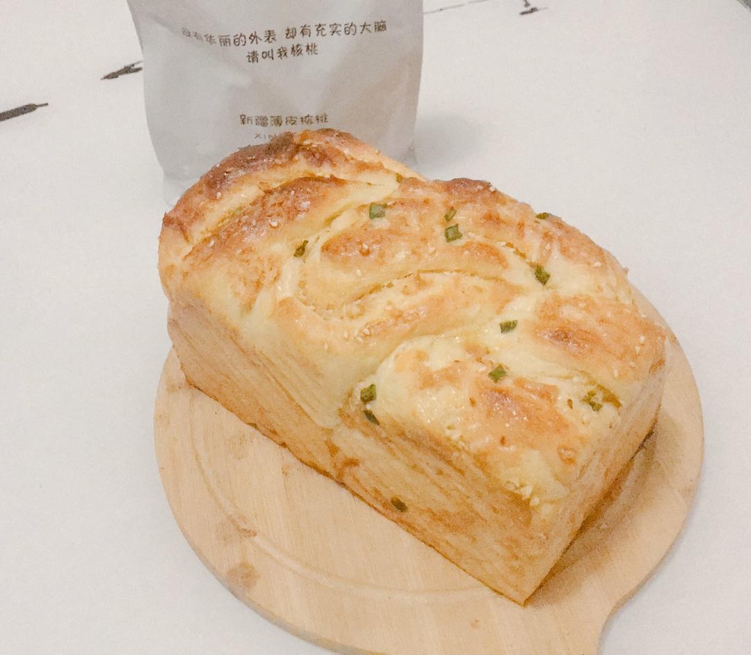 香葱肉松手撕吐司