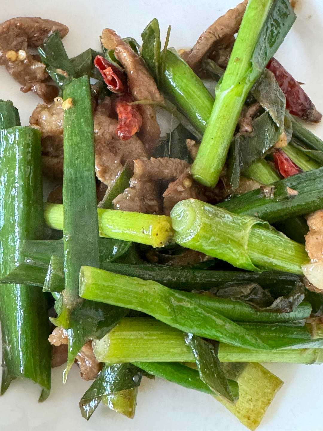 蒜苗炒肉