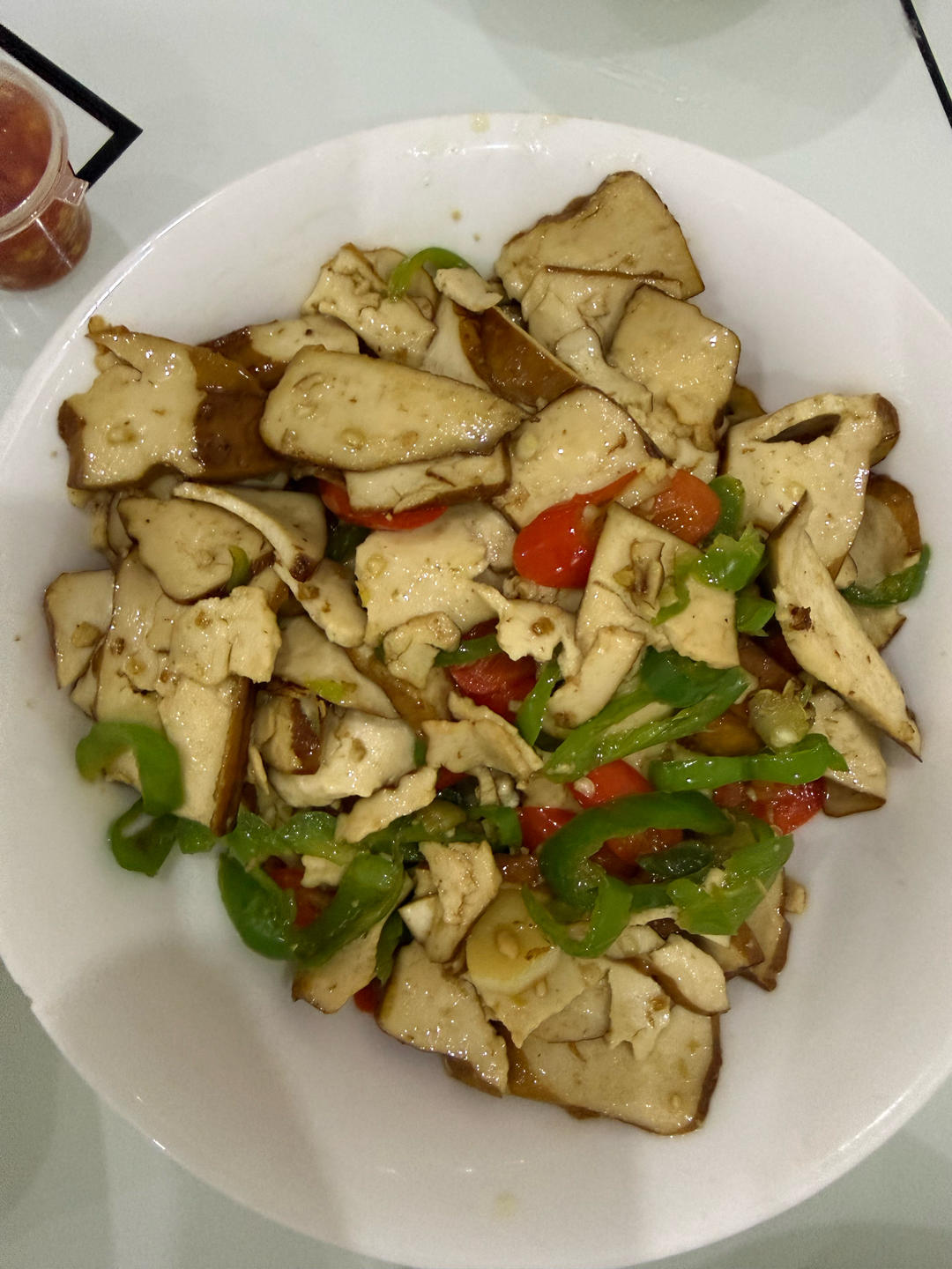 青椒炒豆干