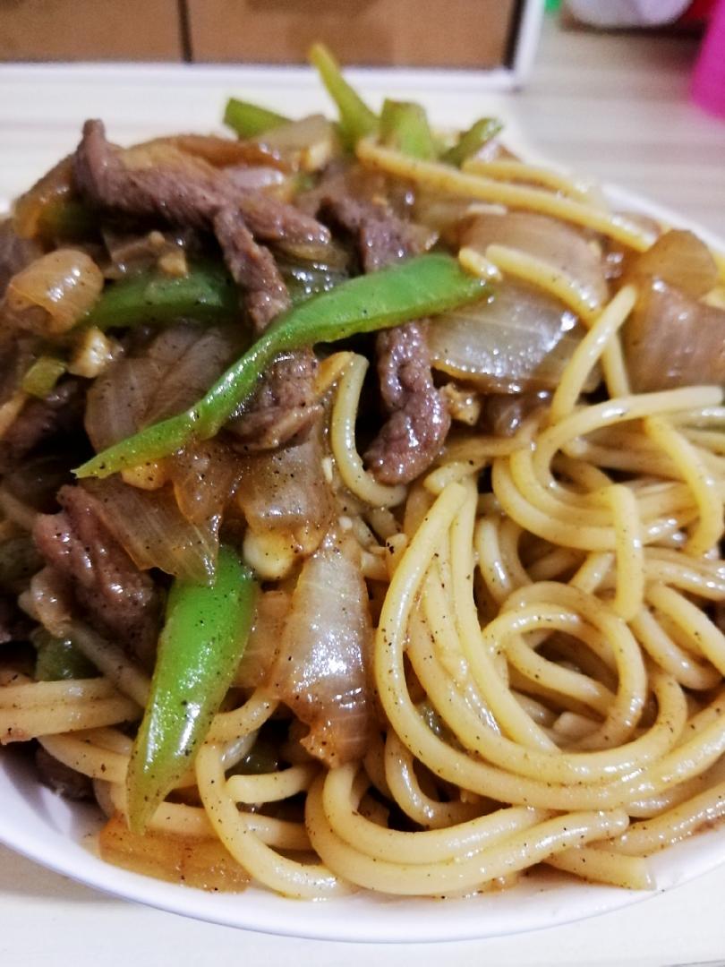黑胡椒意大利面