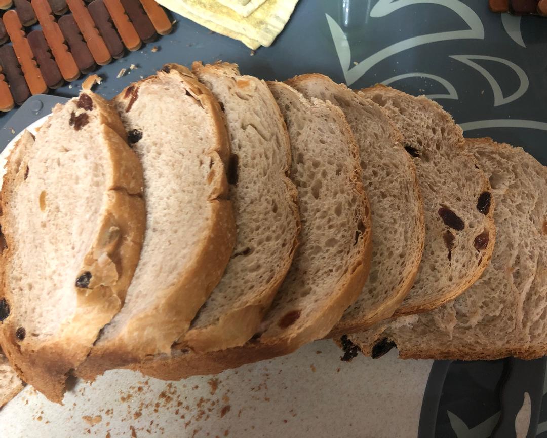 0失败版懒人面包机提子软吐司