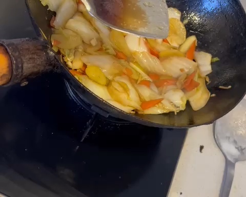 炒白菜土豆片的做法 步骤15
