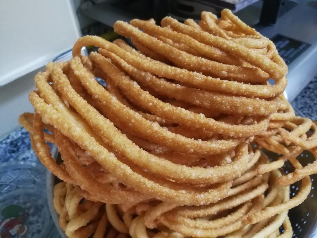 大熹宝做的馓子