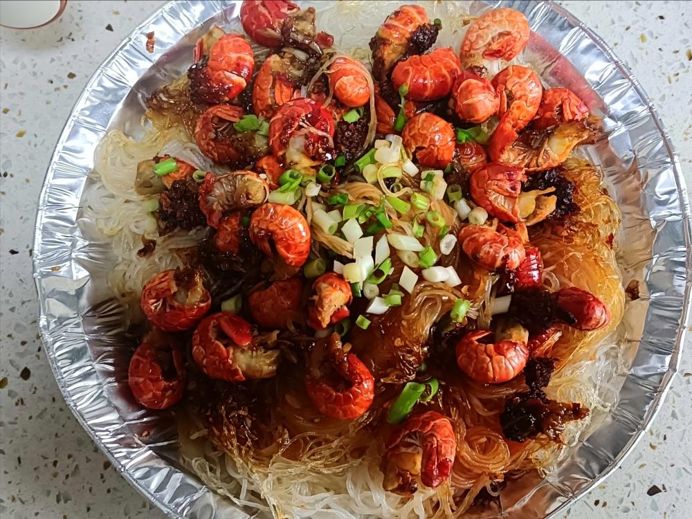 空气炸锅🦐蒜蓉粉丝虾😍