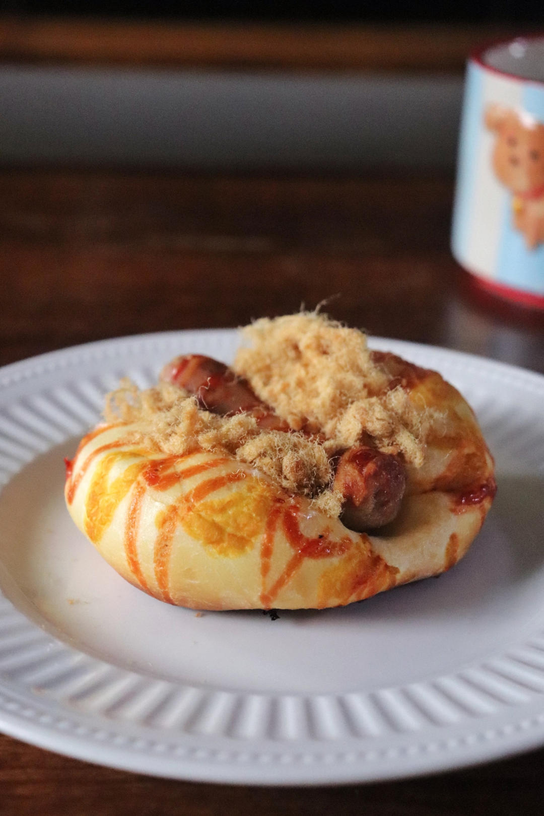 肉松沙拉酱面包（65度汤种）