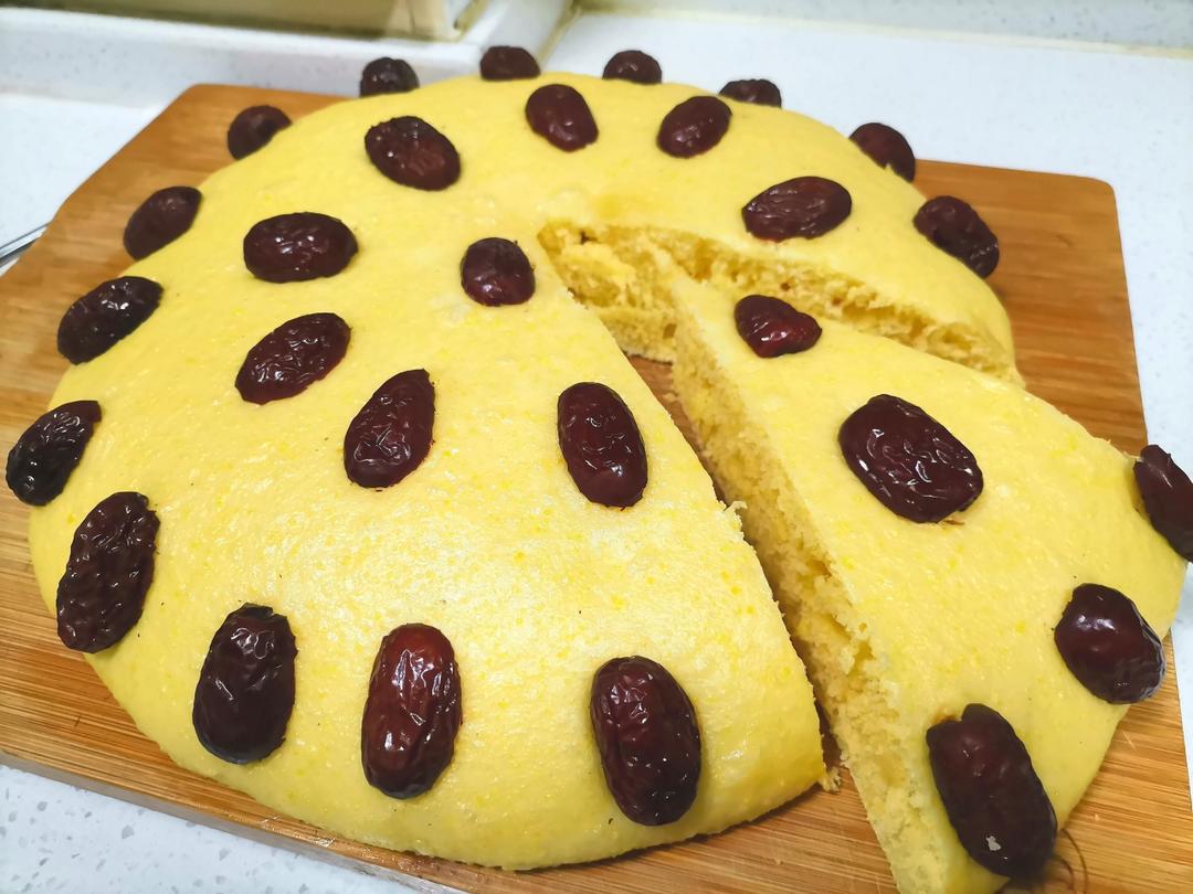 『糕』玉米面发糕的做法