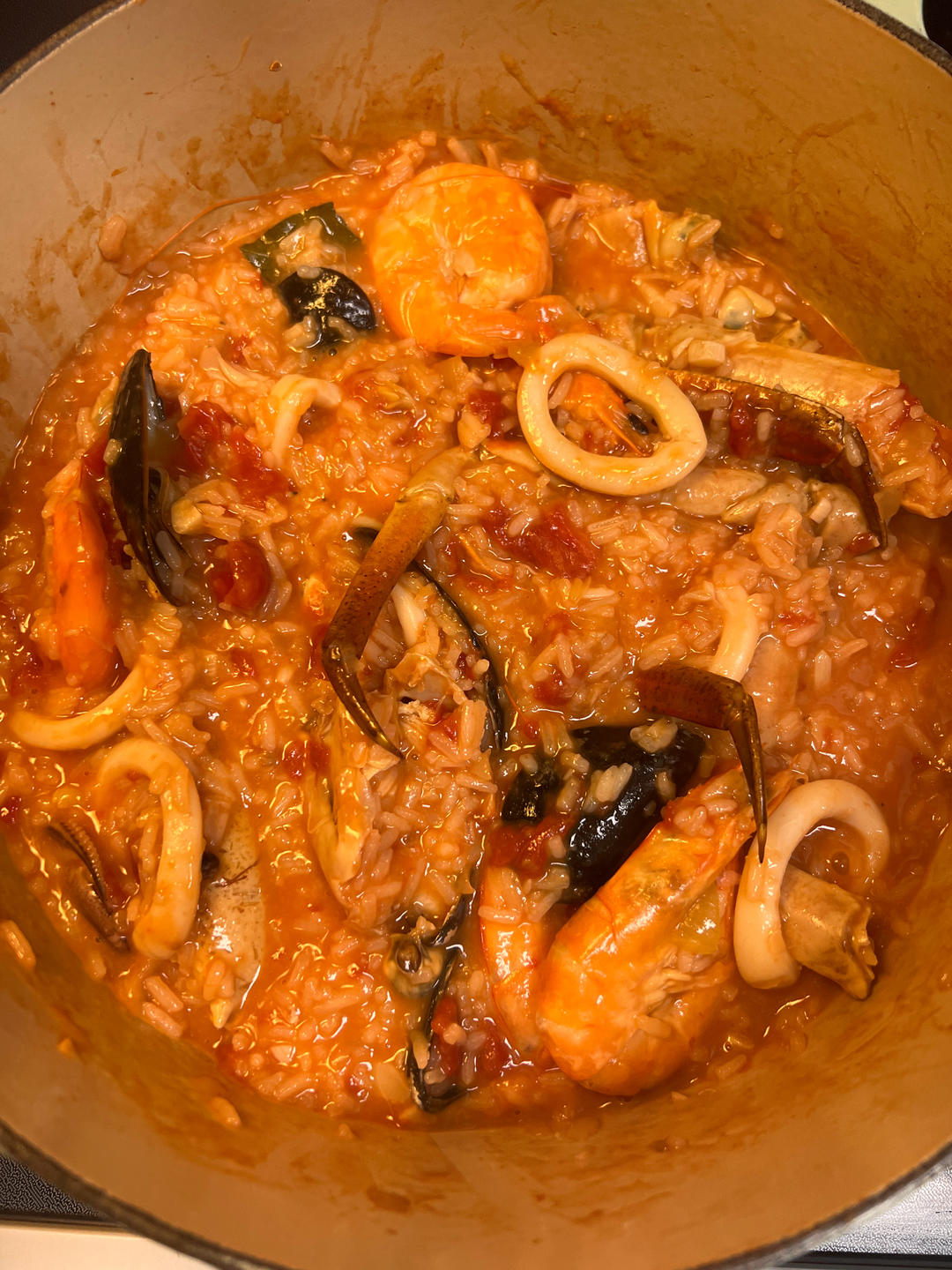 葡萄牙海鲜饭🦐🐟🐚🦑                   Arroz de Marisco
