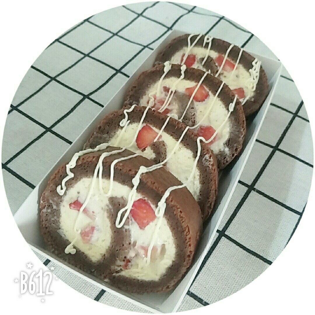 超浓郁卷不裂的巧克力蛋糕卷