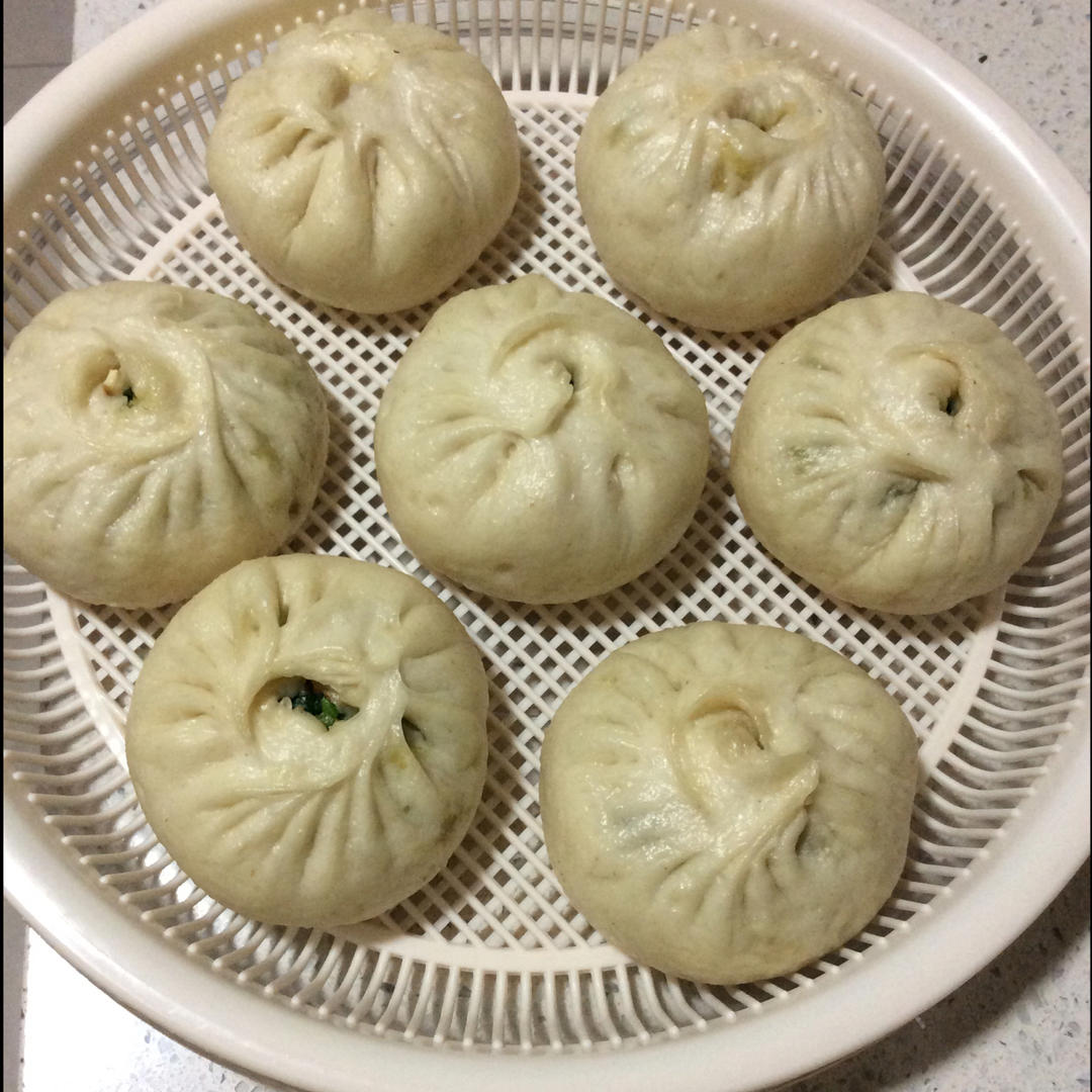 节省一半时间的大包子（另付翠绿菜包子，肉包子，腹黑包子食谱）