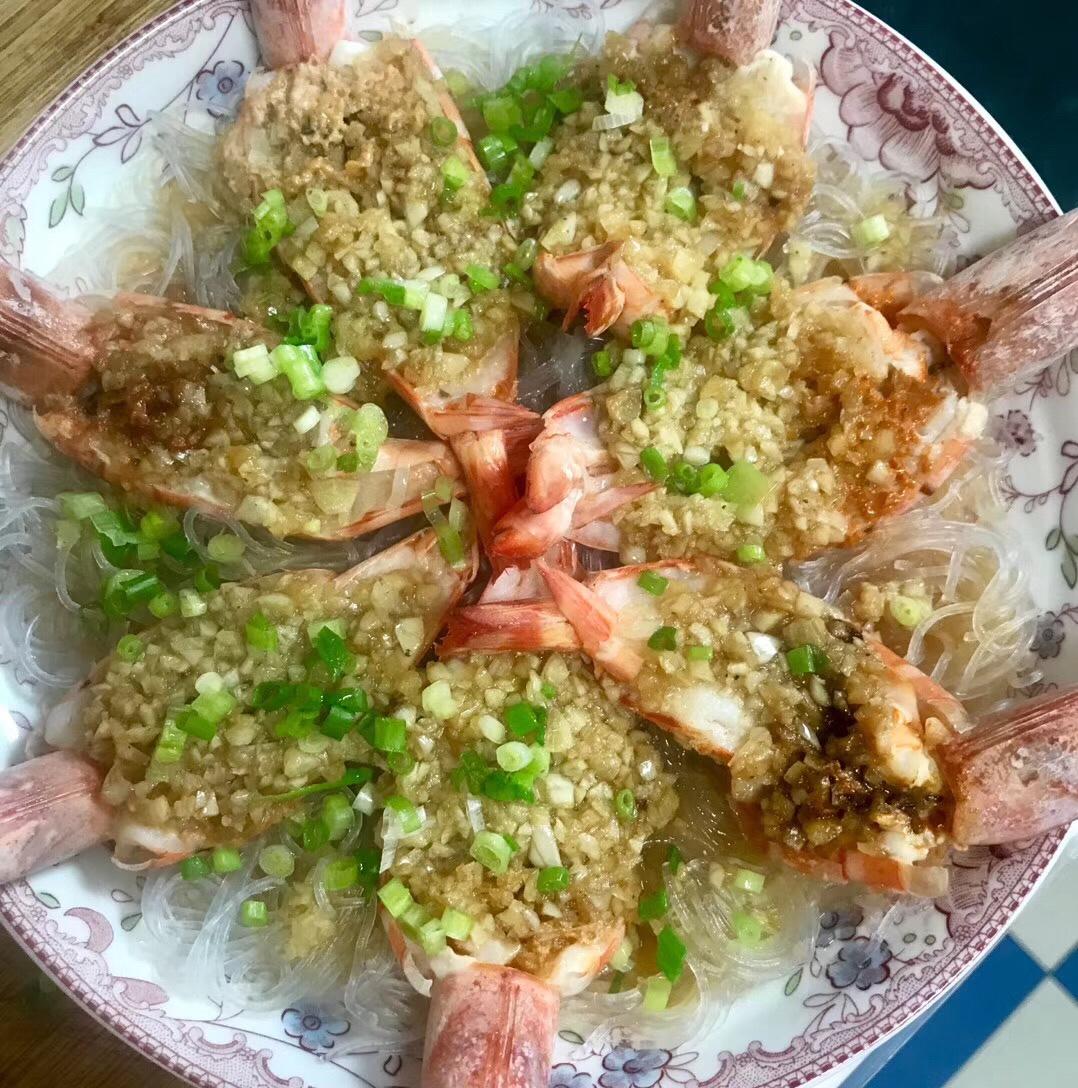 蒜蓉粉丝蒸虾