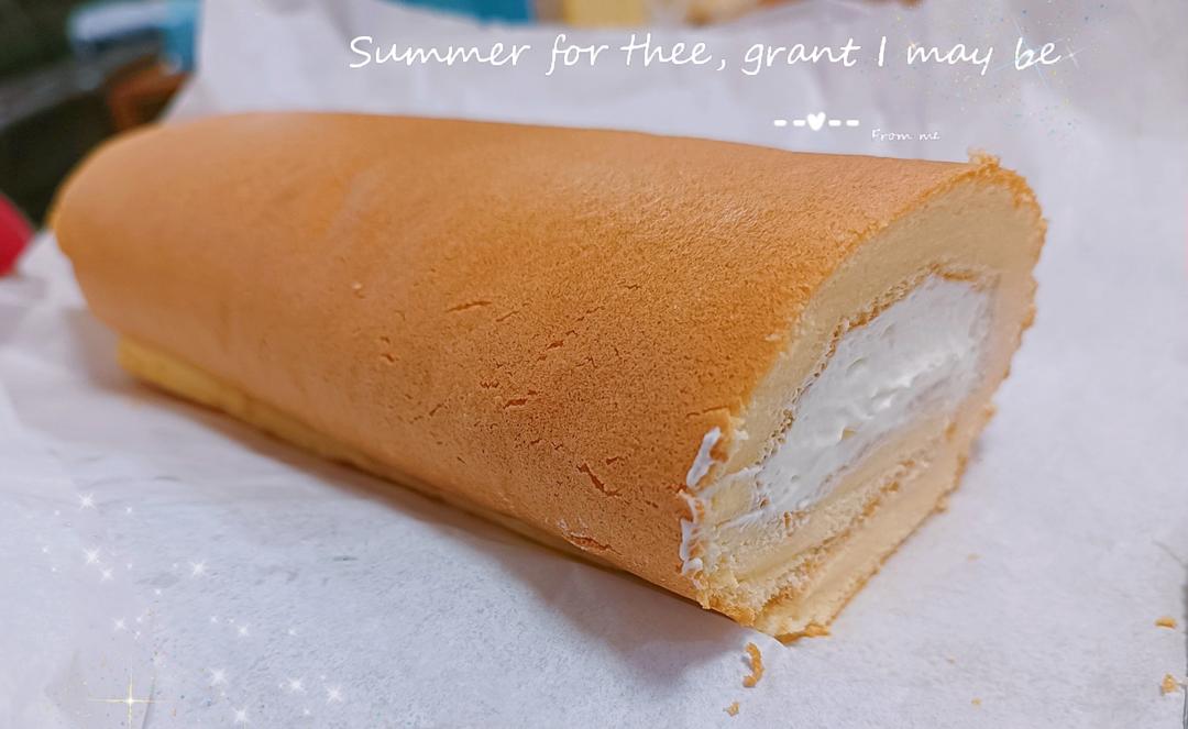 原味基础蛋糕卷(小五卷)