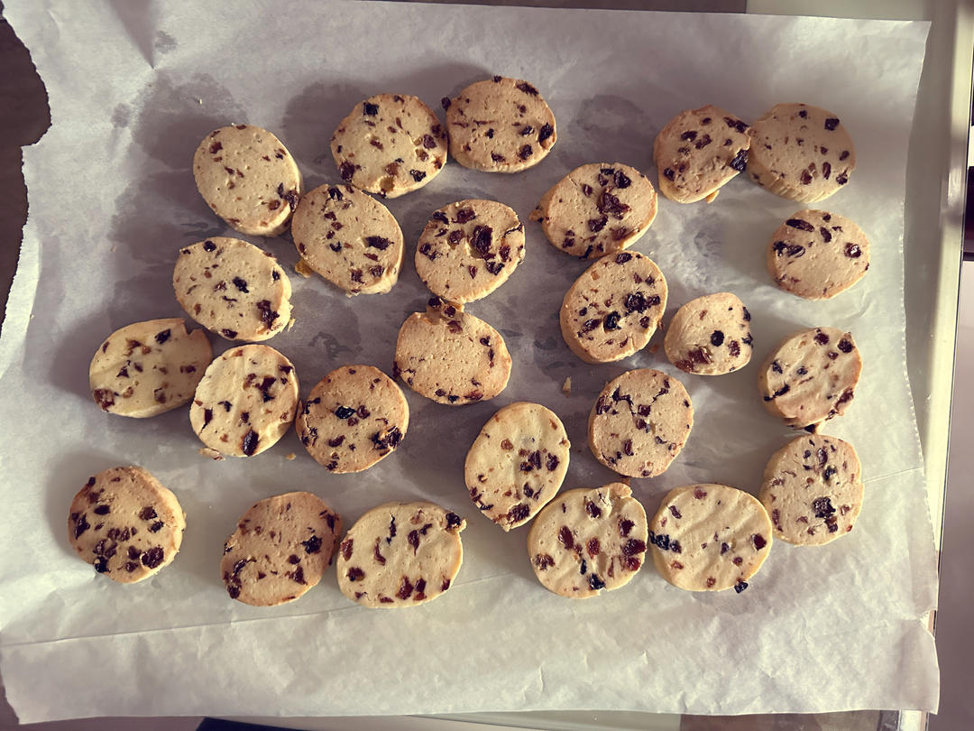 低糖少油版蔓越莓饼干