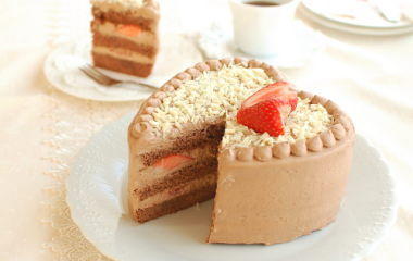 花见烘焙Hanami——心形巧克力蛋糕——CakeLand No 3511爱心形蛋糕模具食谱的做法