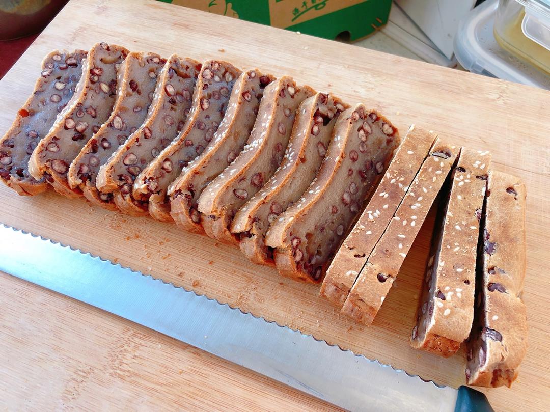 台湾小吃，红豆烤年糕！