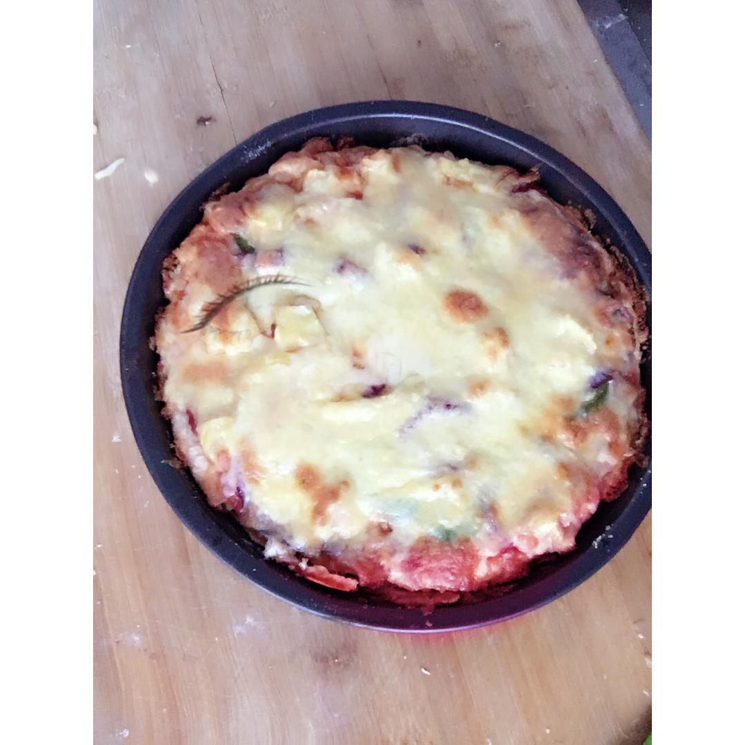 不用酵母的披萨底 No Yeast Pizza Dough