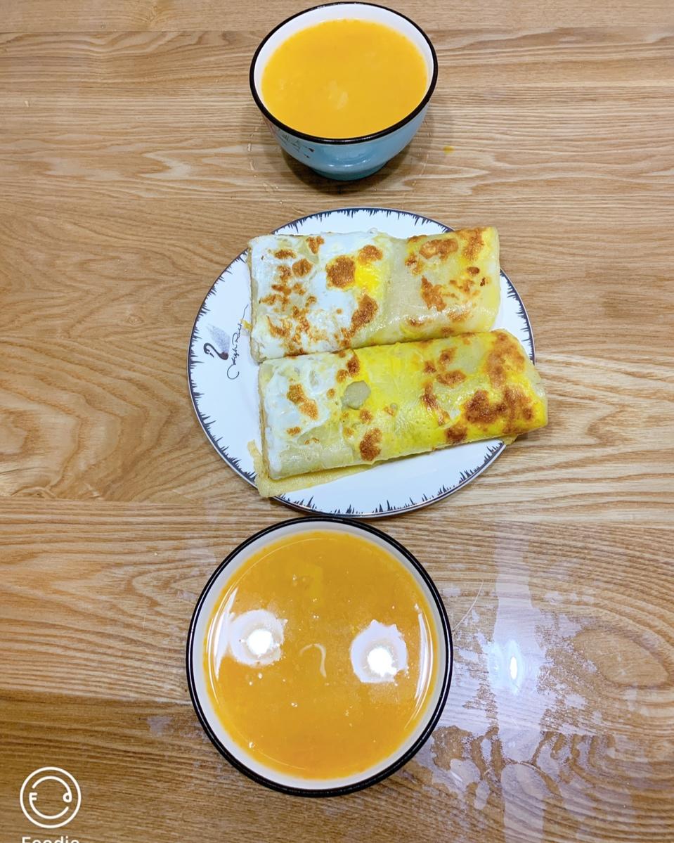 平底锅版煎饼果子