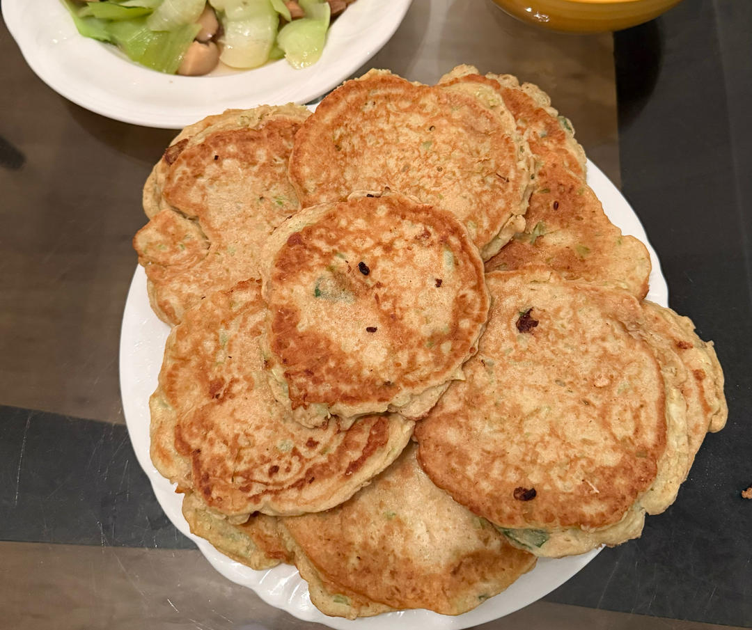 丝瓜鸡蛋饼