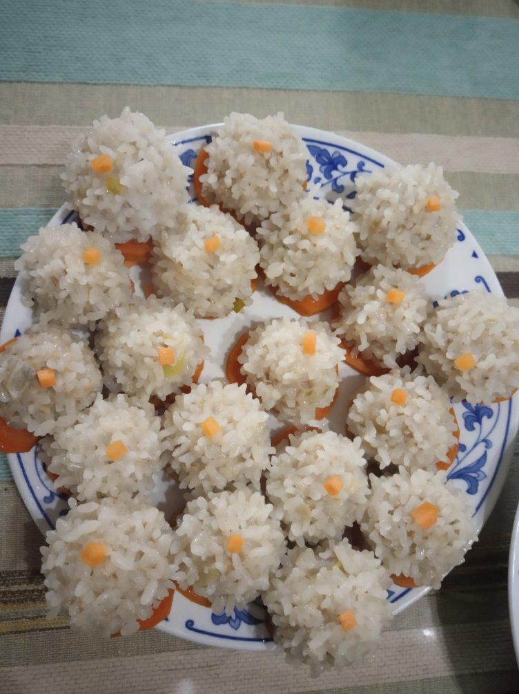 蒸糯米丸子
