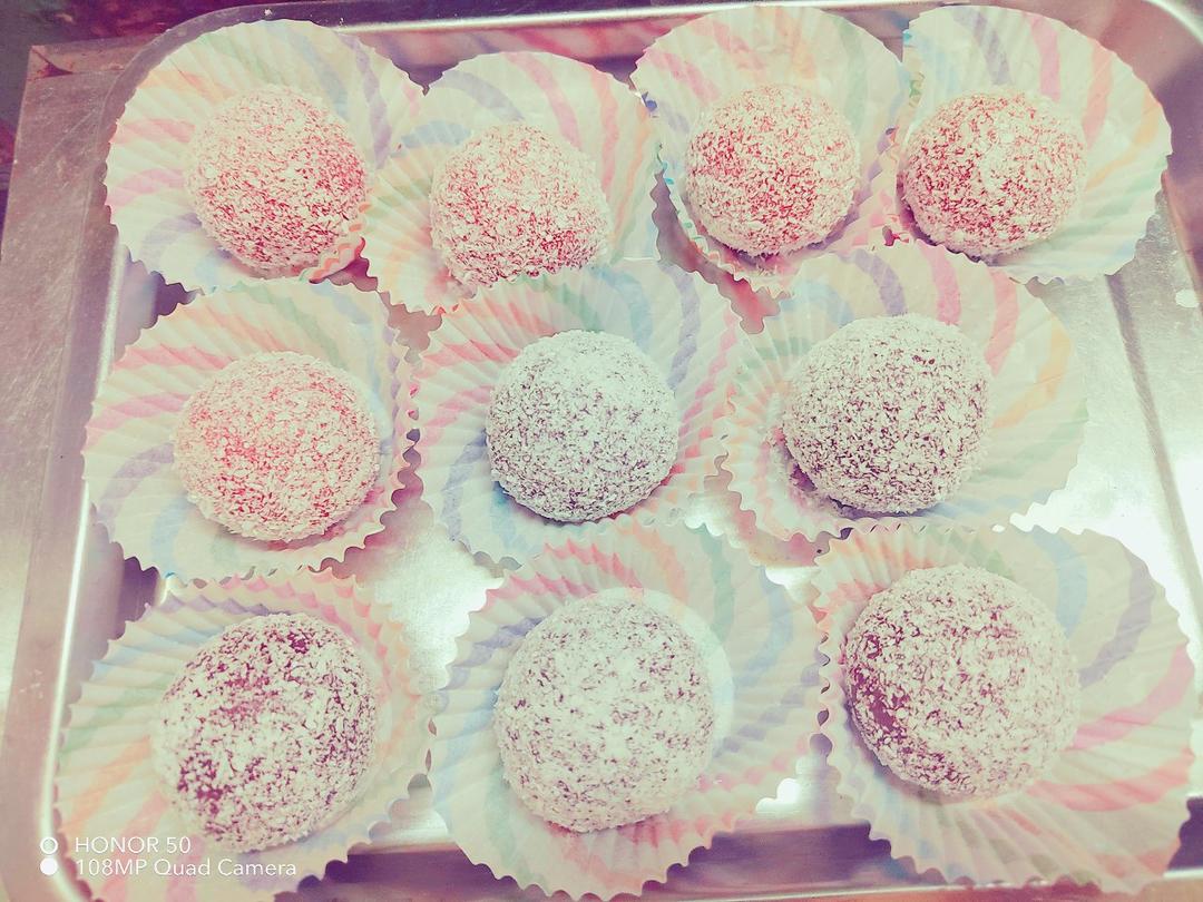 免烤箱快手低脂红薯流心爆浆糯米糍