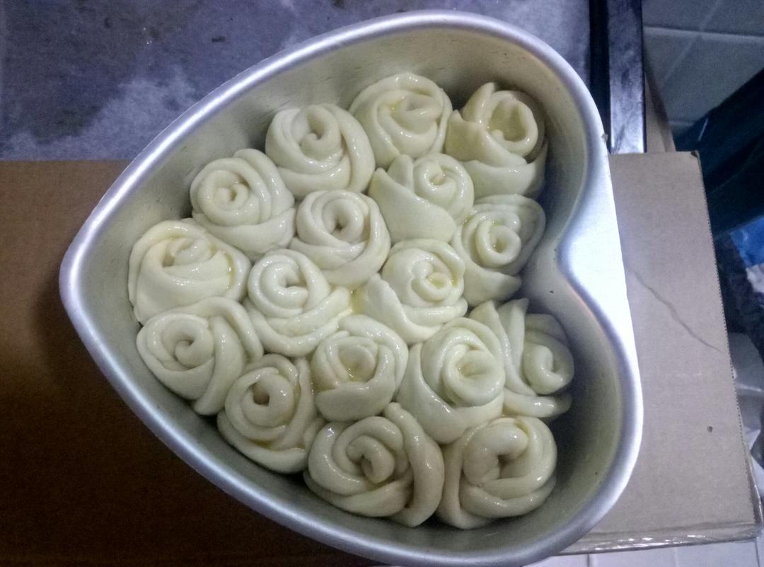 玫瑰花面包