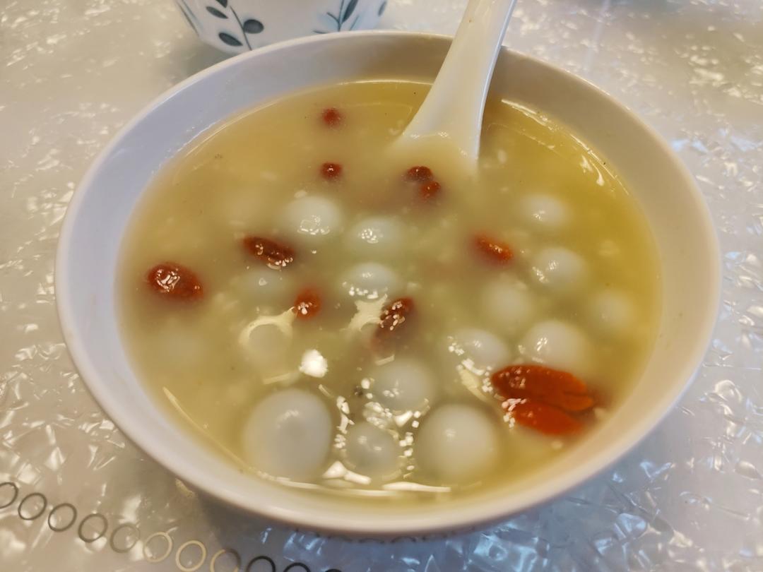蛋花酒酿圆子