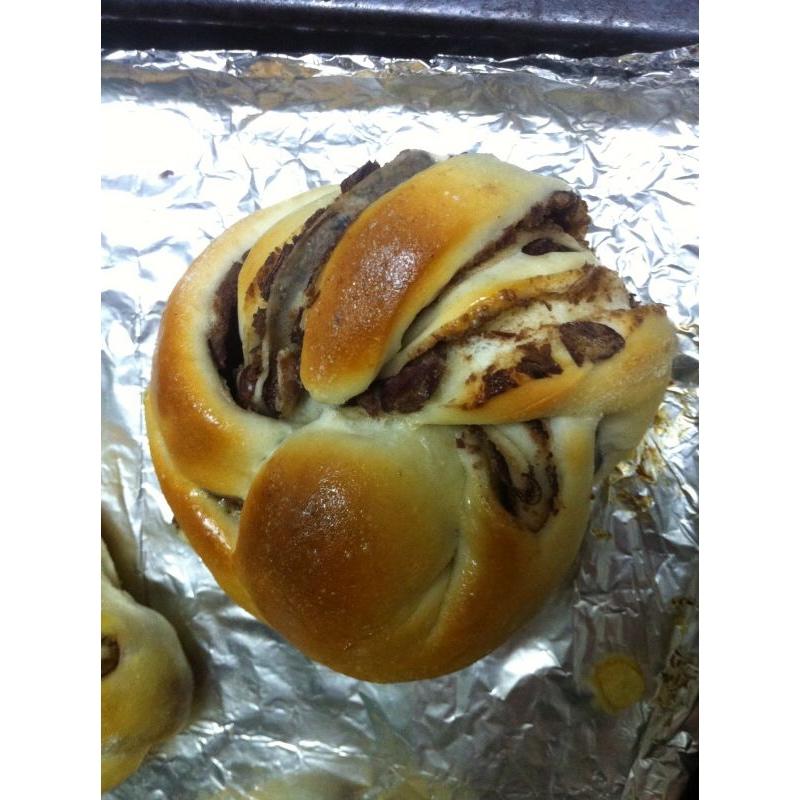 豆沙卷面包