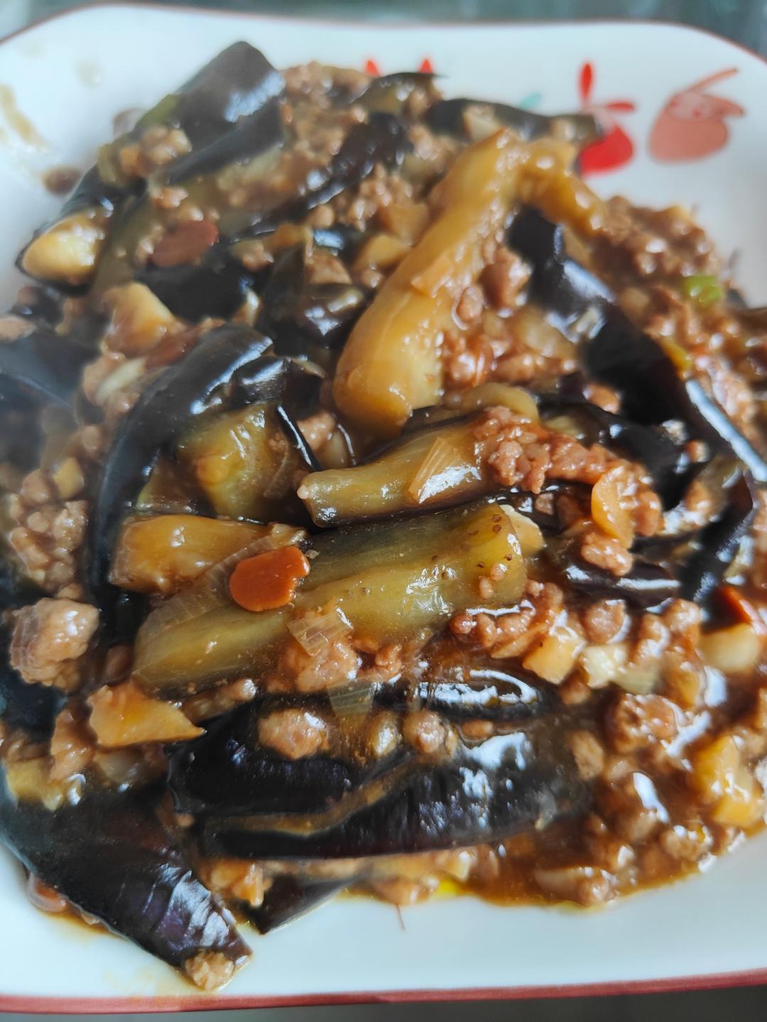 超级下饭酱香味肉末茄子