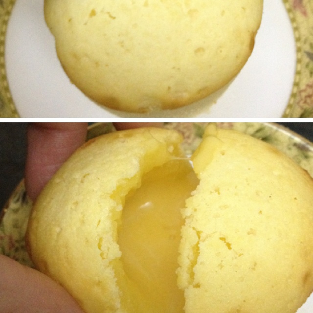 白巧克力熔岩蛋糕