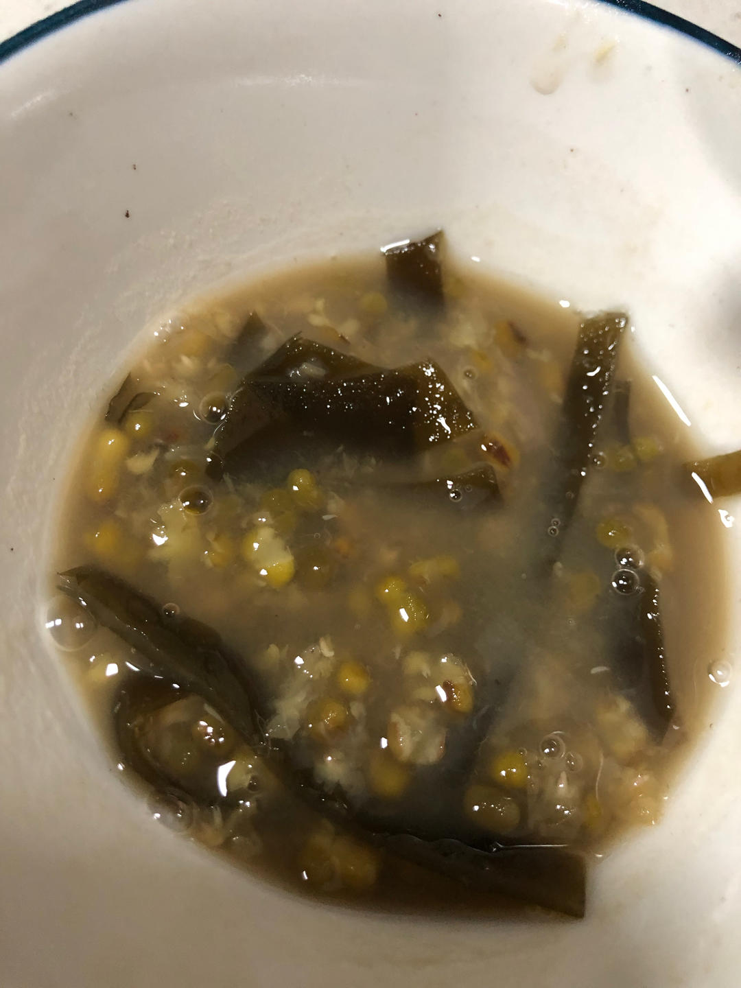 海带绿豆糖水