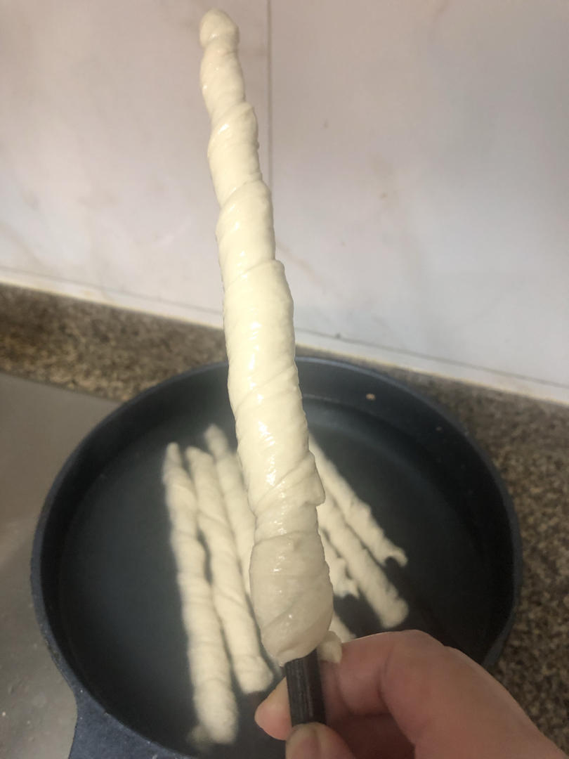 自制夜市面筋（不用洗面）
