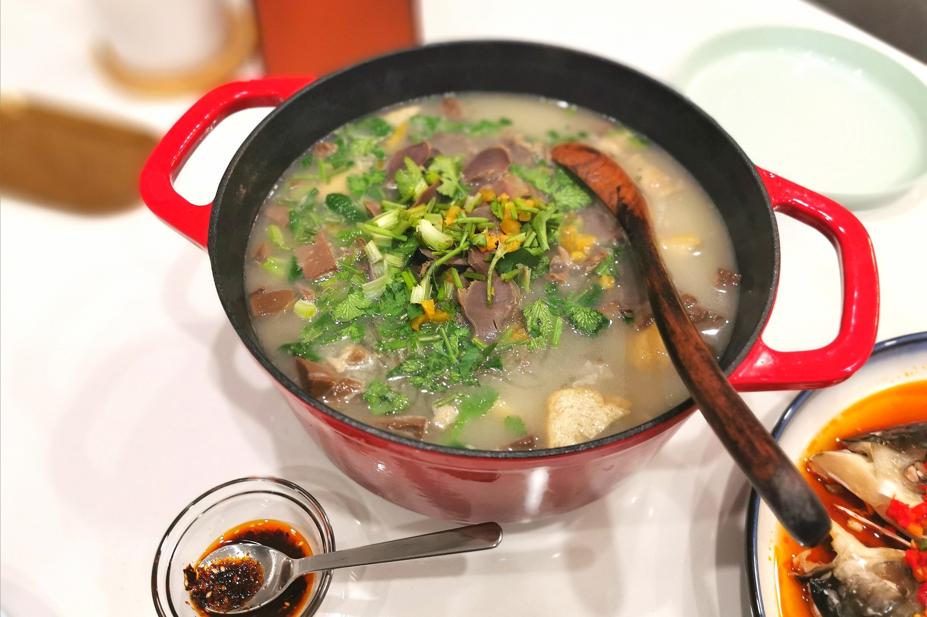 比店里还要好吃正宗的南京鸭血粉丝汤的做法 步骤4