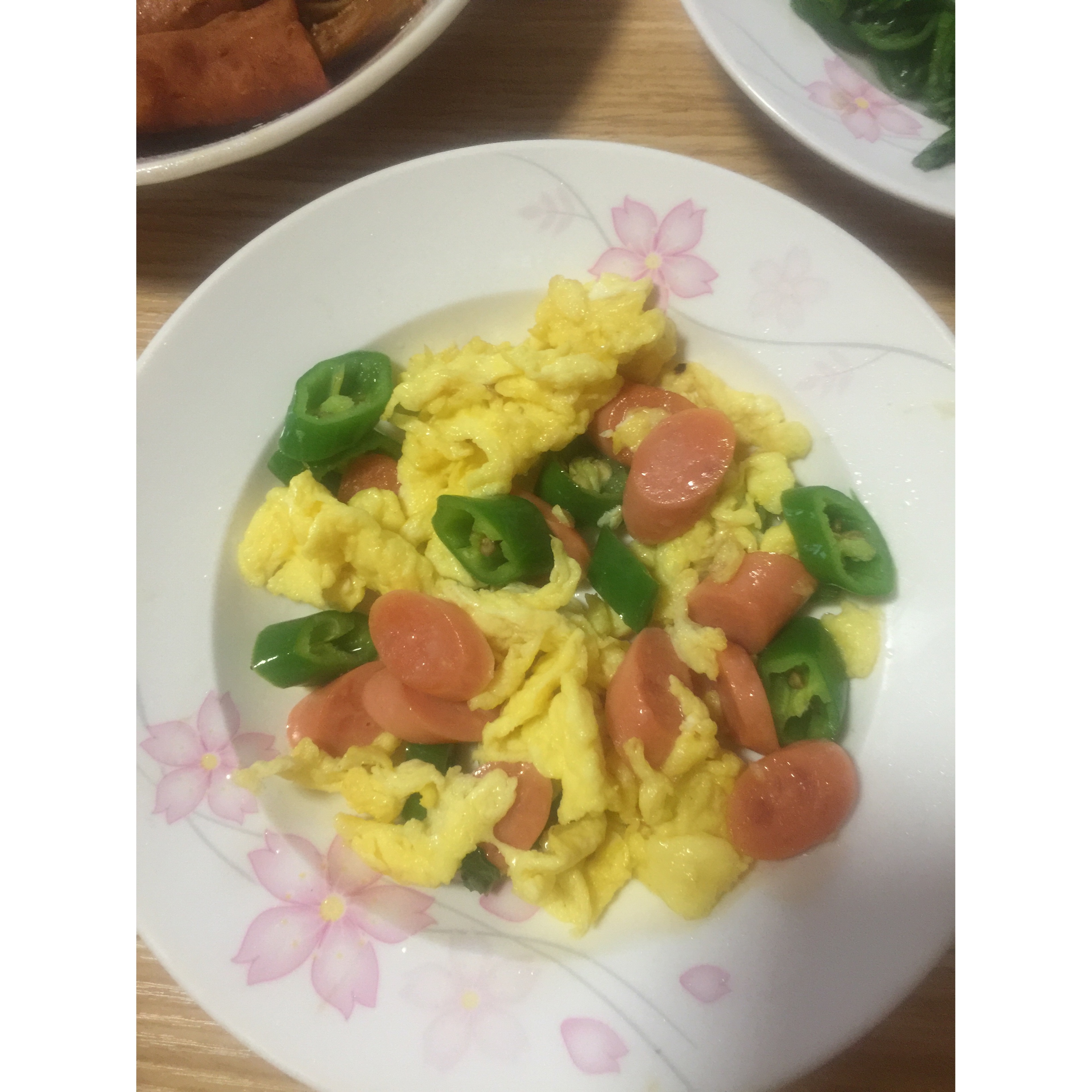 青椒火腿肠