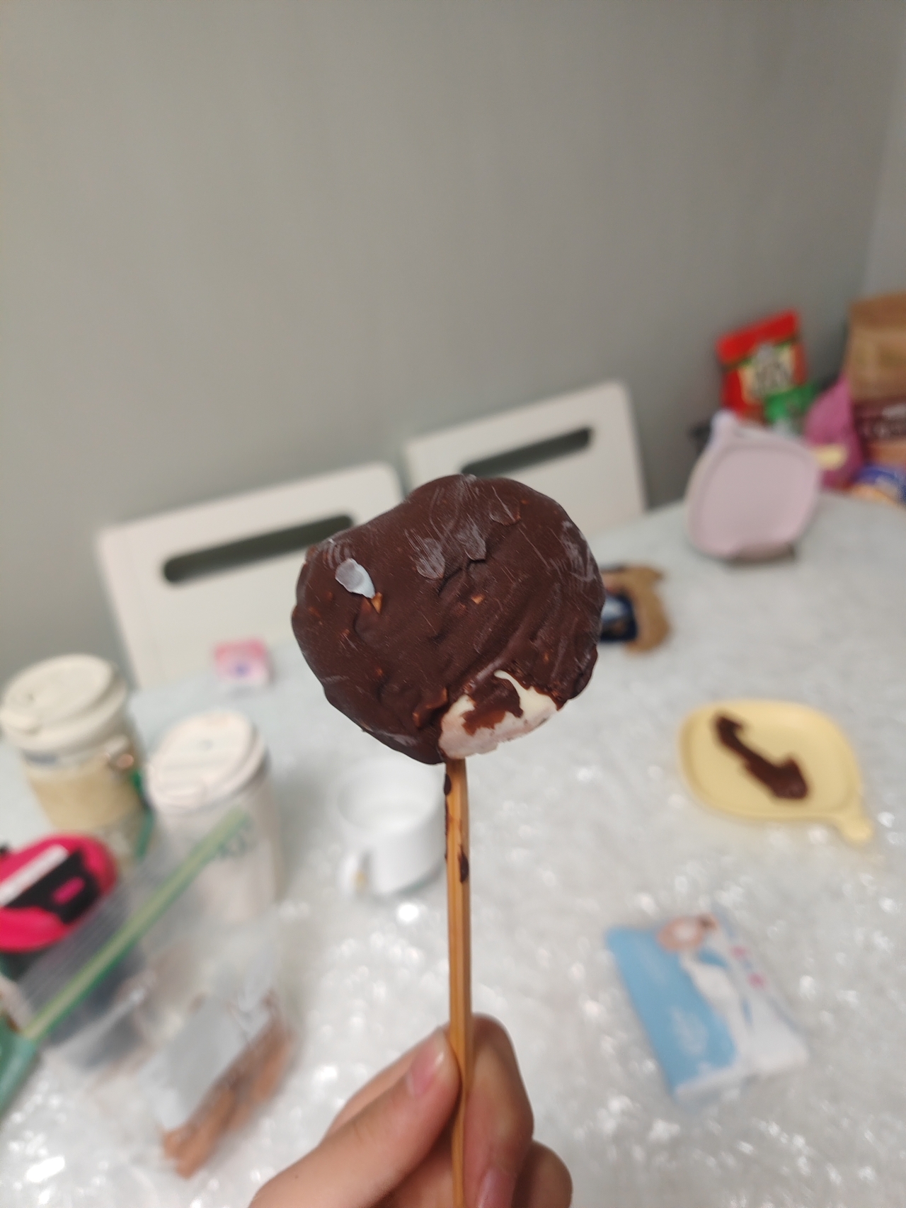巧克力脆皮冰淇淋/细腻顺滑/味道浓郁