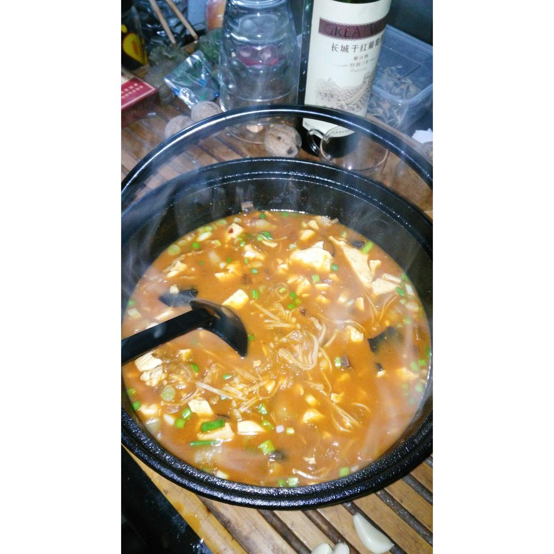 韩式豆腐锅 Korean Tofu Hotpot