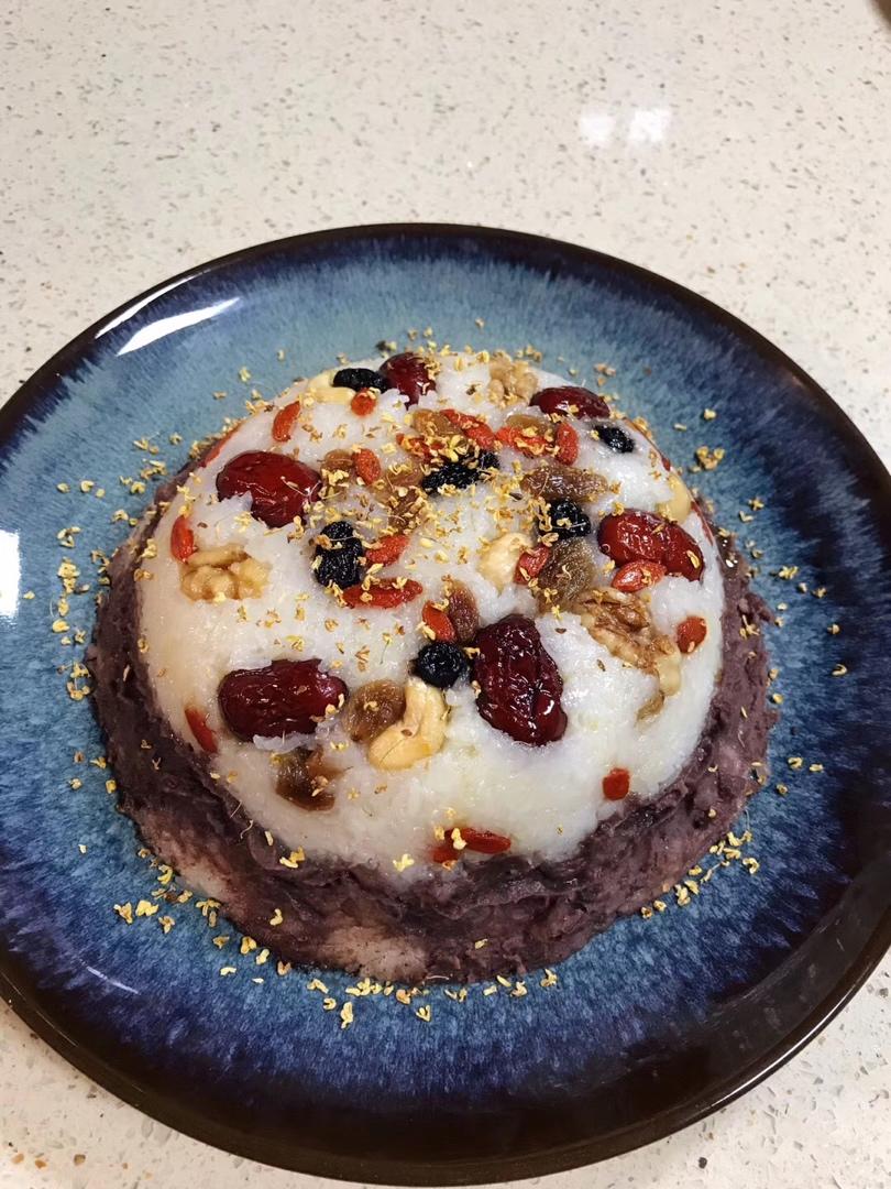 桂花豆沙八宝饭
