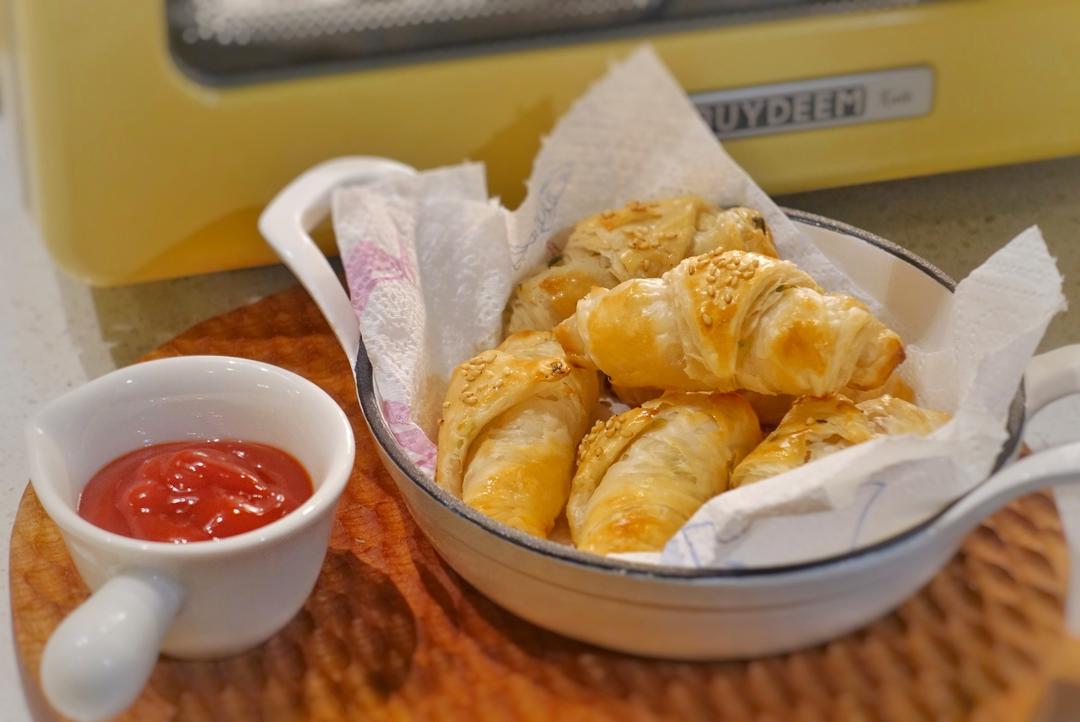 手抓饼小可颂【北鼎烤箱食谱】的做法