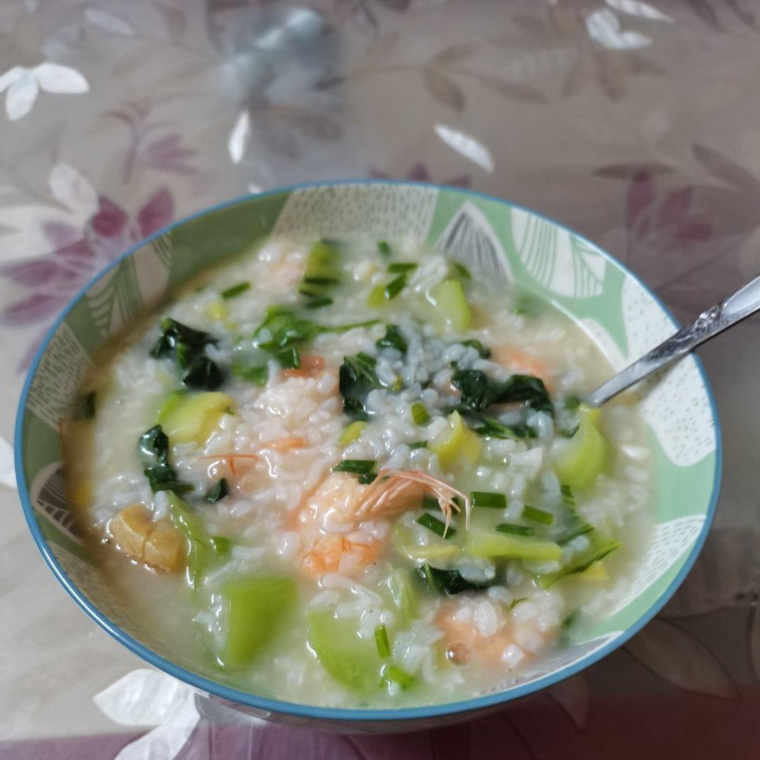 鲜虾粥～美味挡不住