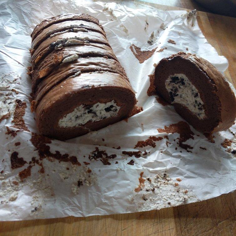 奥利奥咸奶油巧克力卷