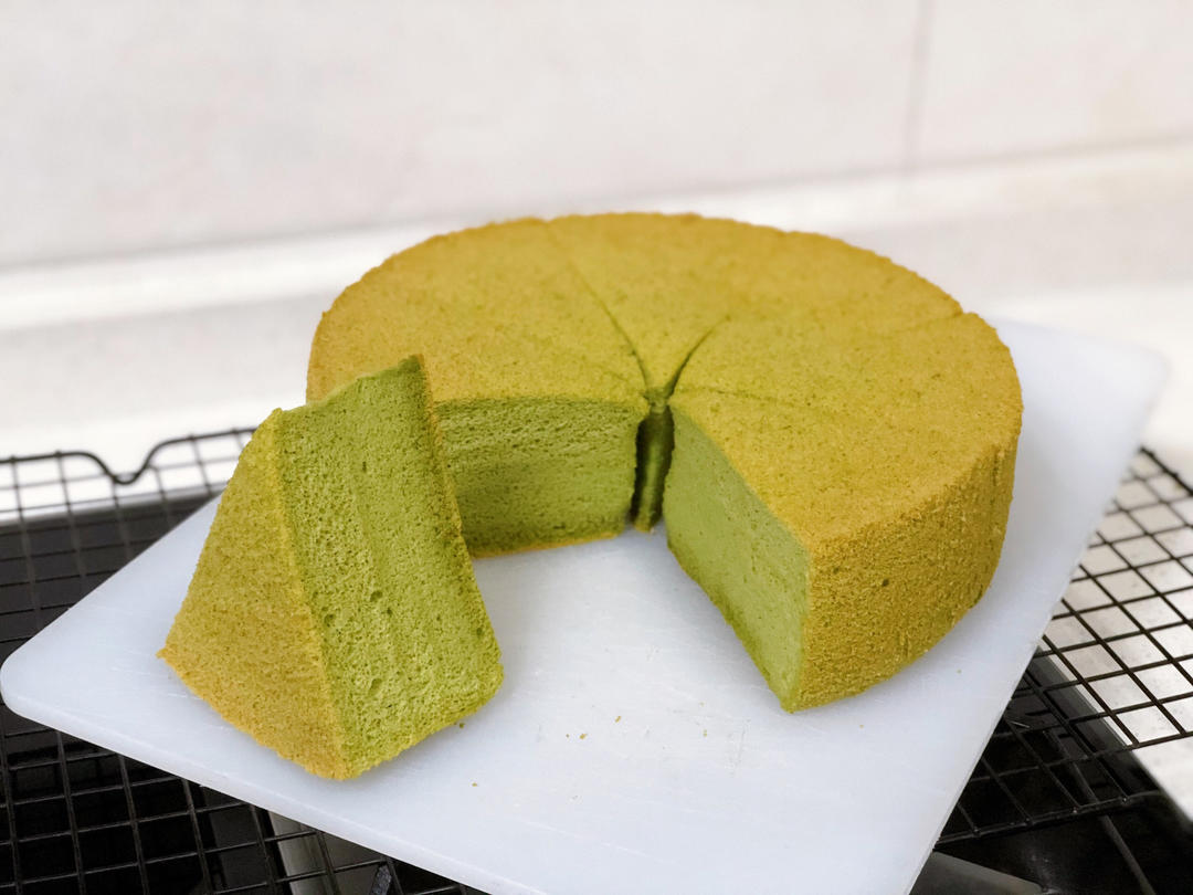 🍵清新治愈抹茶戚风——不容易消泡的秘密