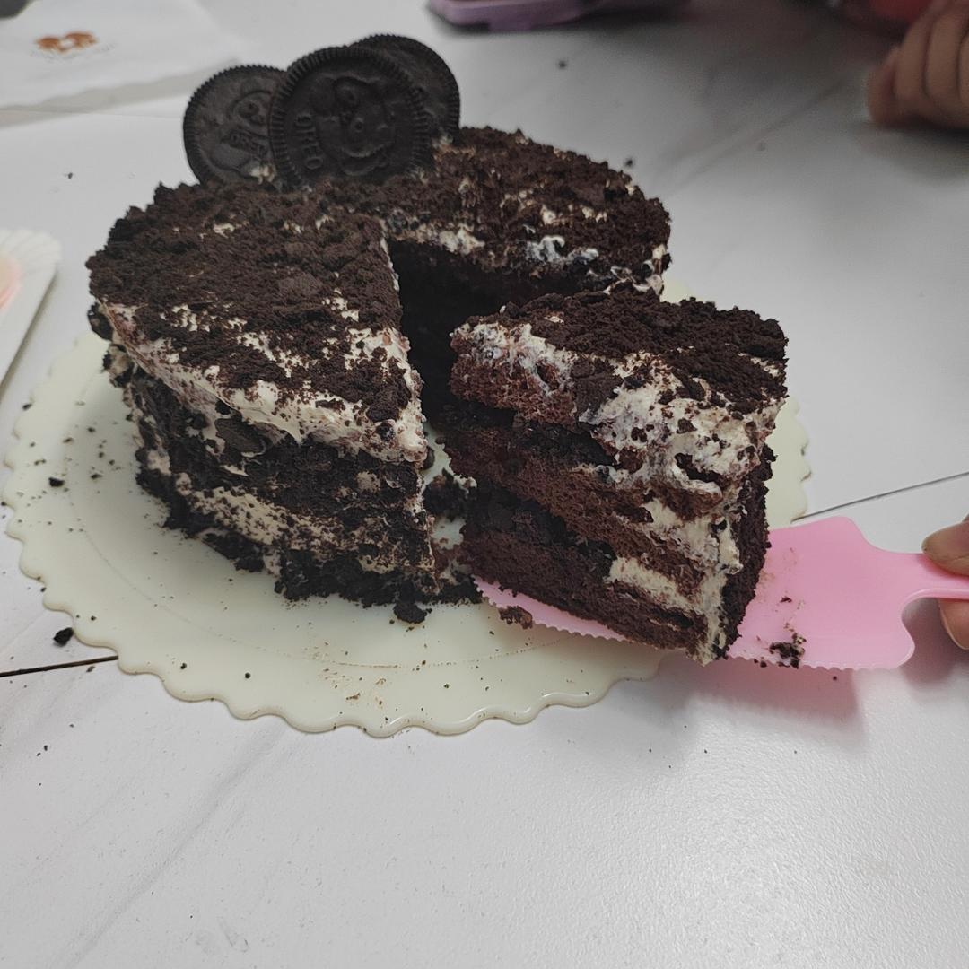 一个鸡蛋就能做的4寸奥利奥咸奶油蛋糕