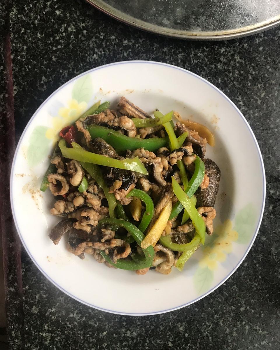 青椒榨菜炒鳝鱼