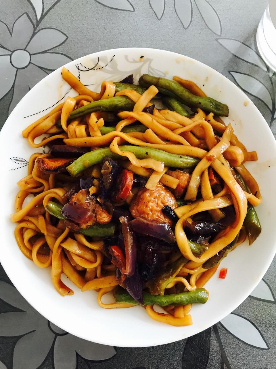 长豆角焖面