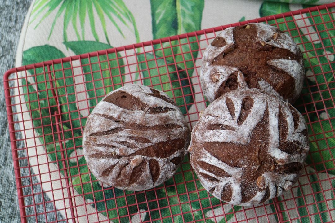巧克力蔓越莓软欧 Rano Bread