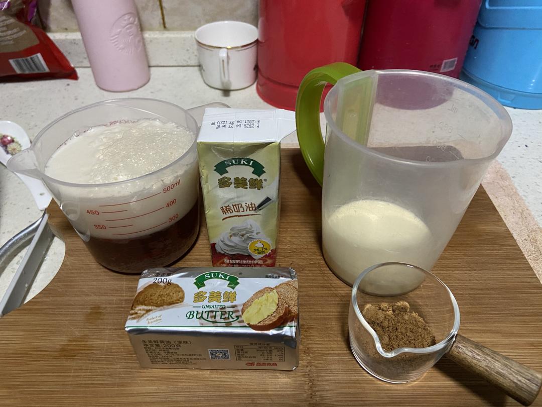 纯奶手撕吐司的做法 步骤1