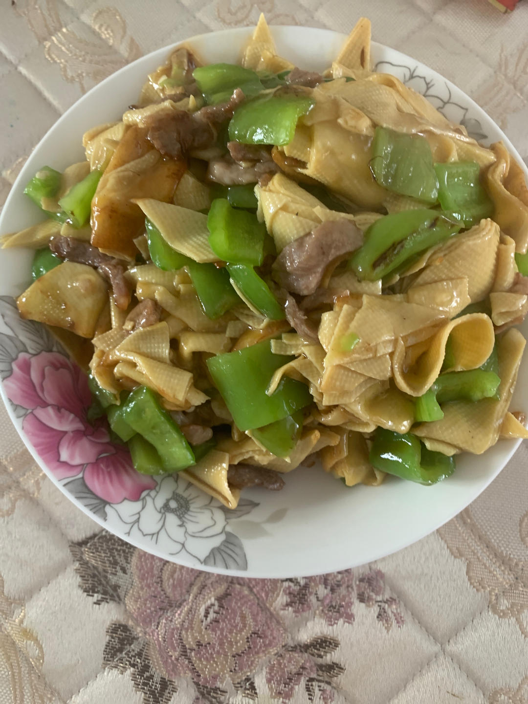 尖椒肉丝豆腐干