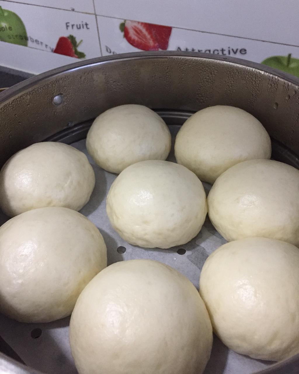 纯手工奶香馒头【无泡打粉，无添加】