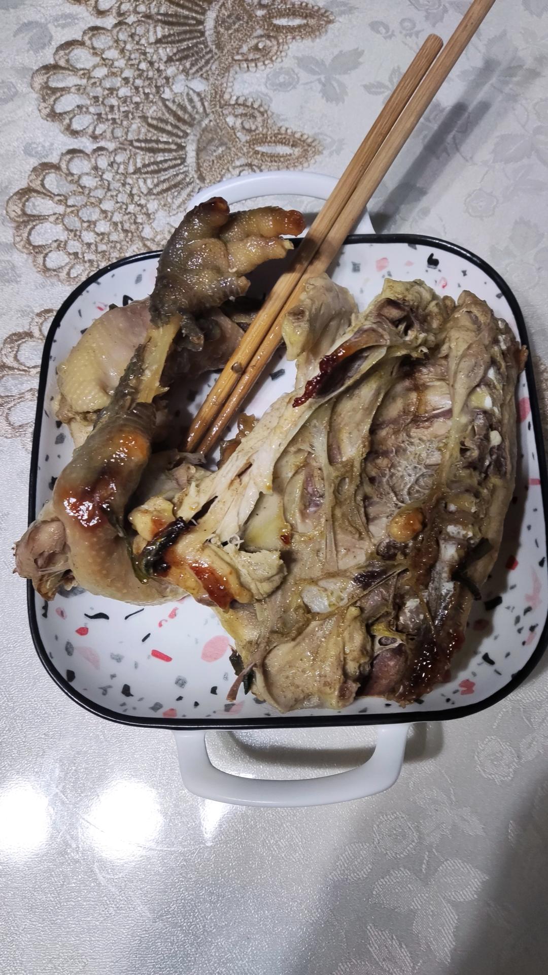 电饭煲盐焗鸡【手撕鸡】简易版