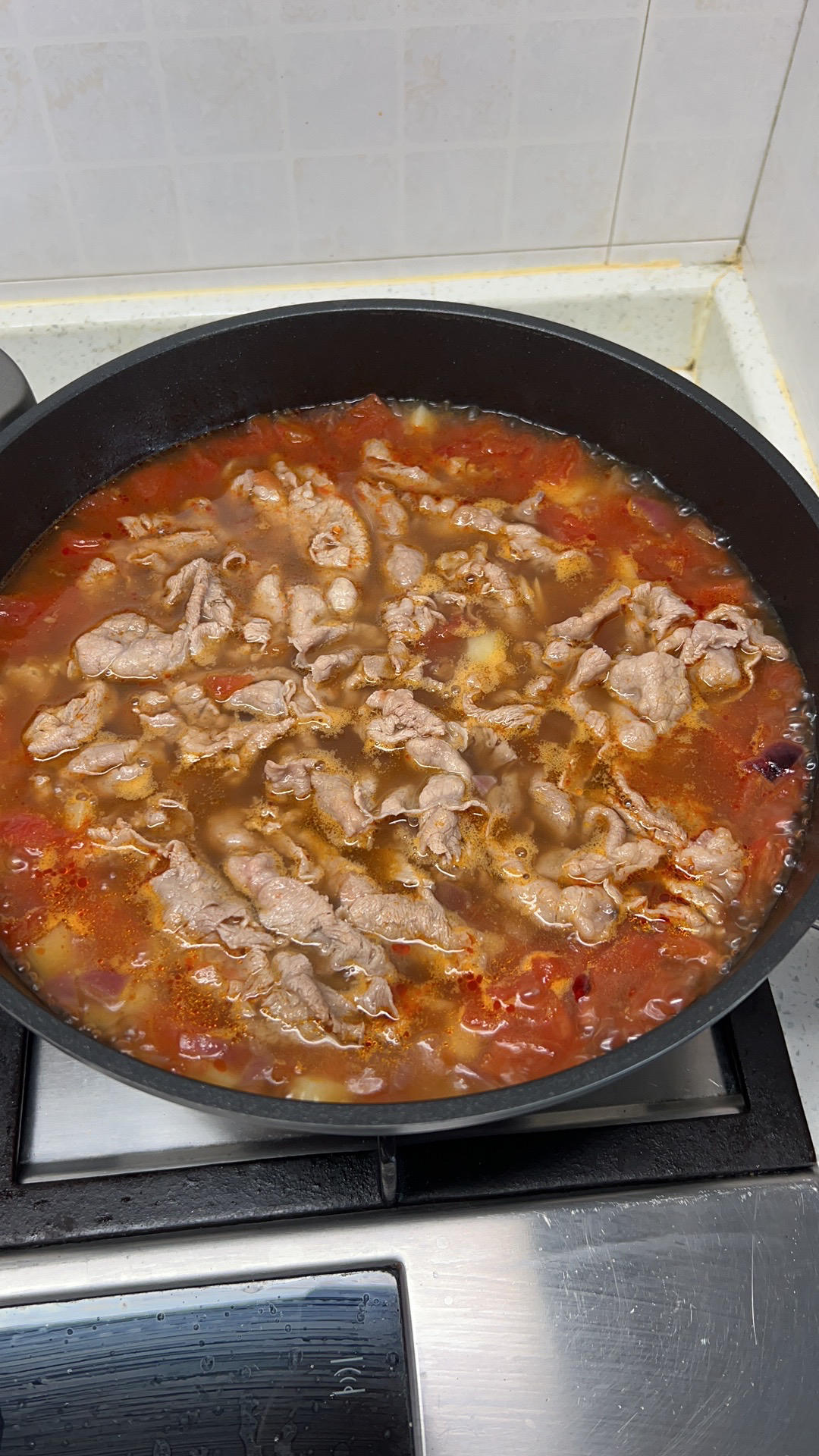 好喝开胃❗️连汤汁都不剩的番茄土豆肥牛汤。